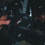 woman looking at mirror